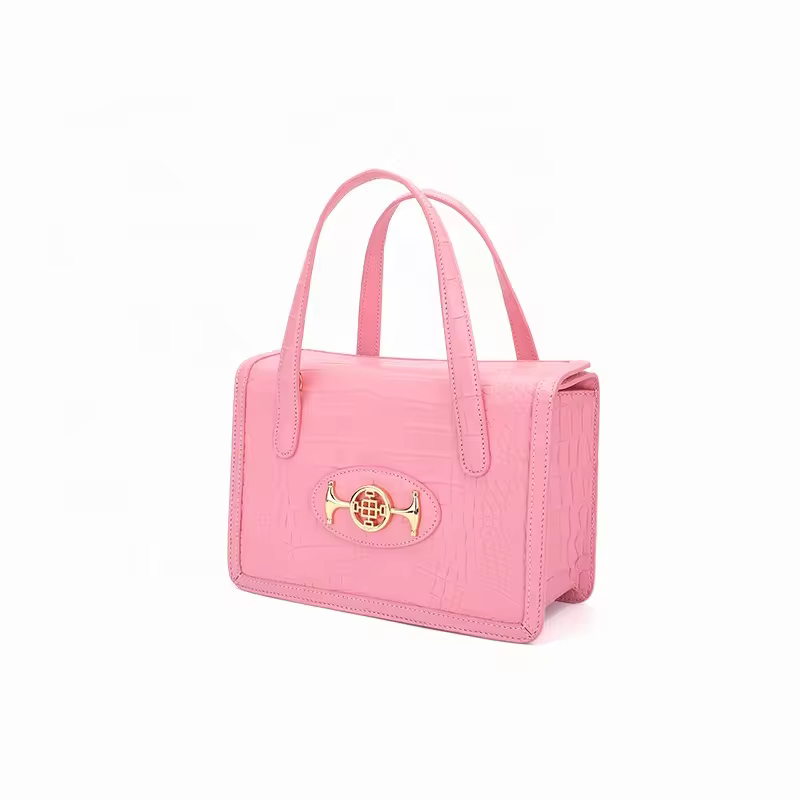 High quality handbag oem womens genuine leather branded bag ...